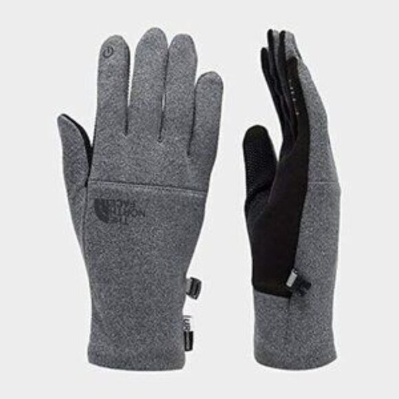 The North Face Men's Medium Grey Heather Etip Recycled Gloves Size Small - Picture 1 of 8